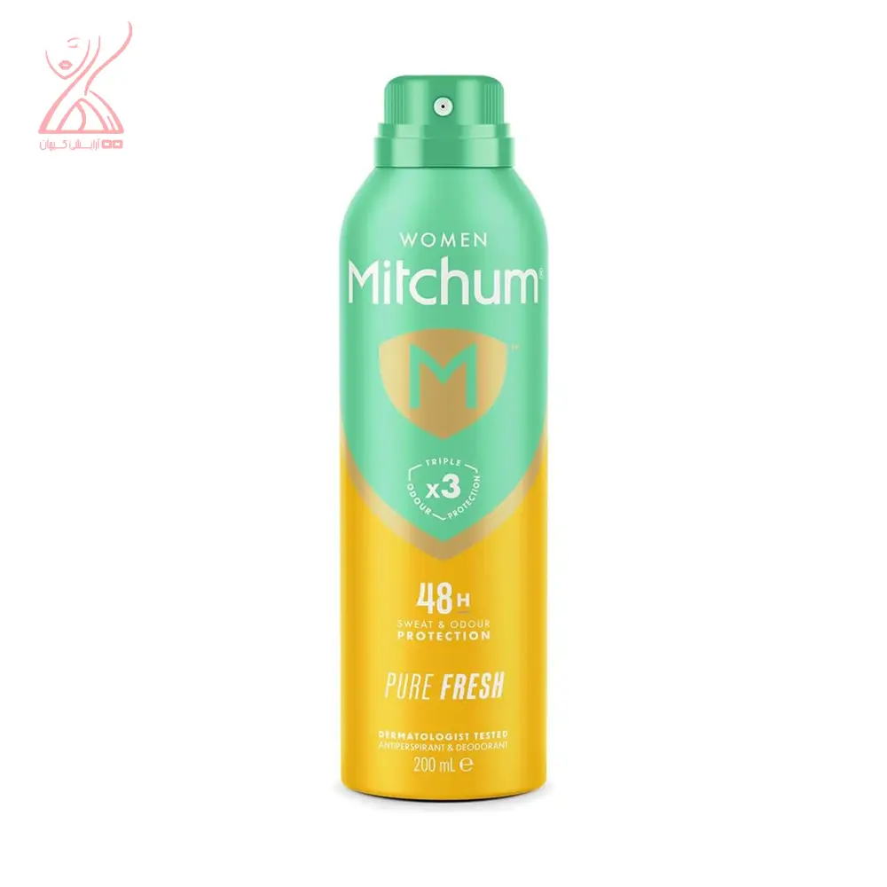 اسپری ضد تعریق زنانه میچام مدل پیور فرش Mitchum Pure Fresh