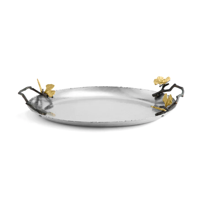 سینی بیضی کوچک مایکل آرام | Butterfly Ginkgo Medium Tray