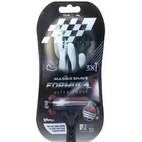 تیغ مستر شیو 3 لبه مدل formula1 بسته 3 عددی