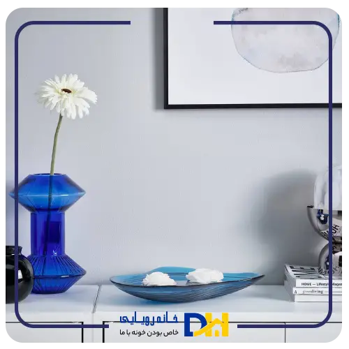 ظرف پذیرایی بلور آبی ایکیا HÄCKPOPPEL