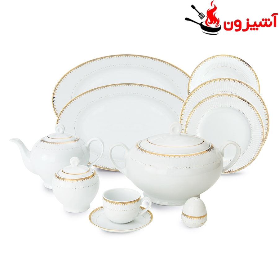 سرویس 102 پارچه 12 نفره طرح سپیدار