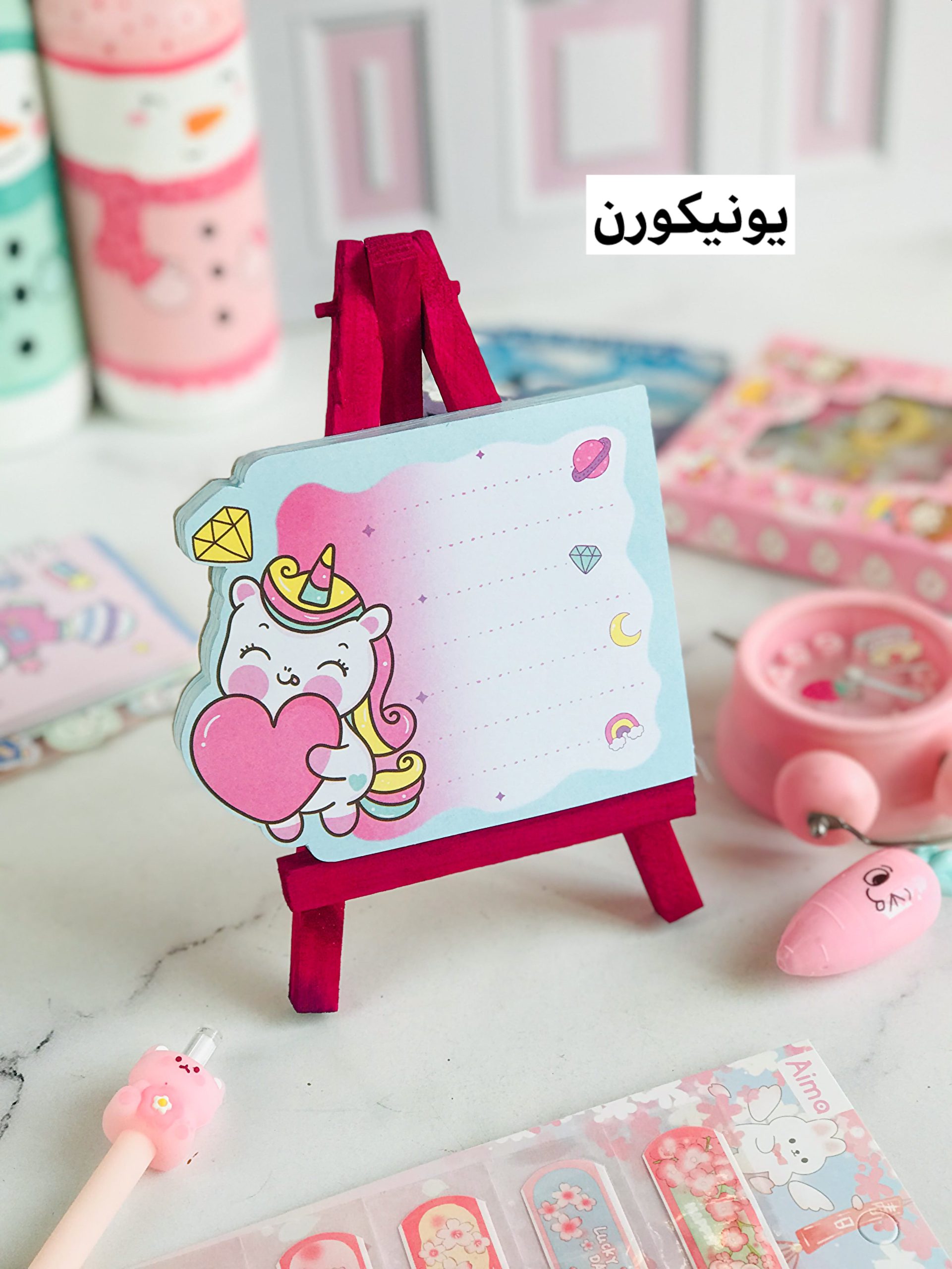 نوت پد پایه چوبی ۲