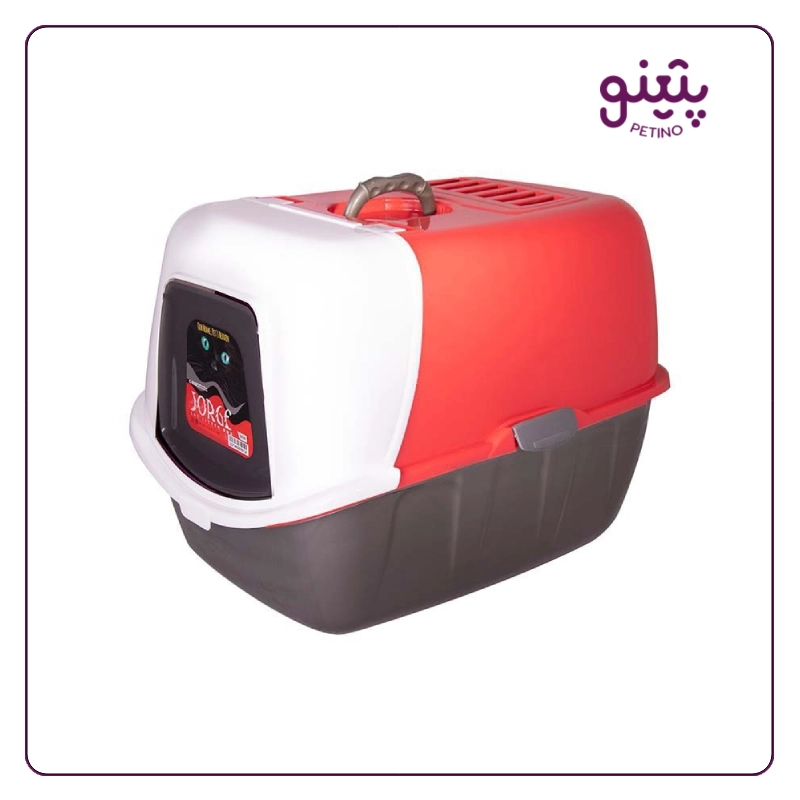 ظرف خاک گربه مسقف هپی پت مدل جورج