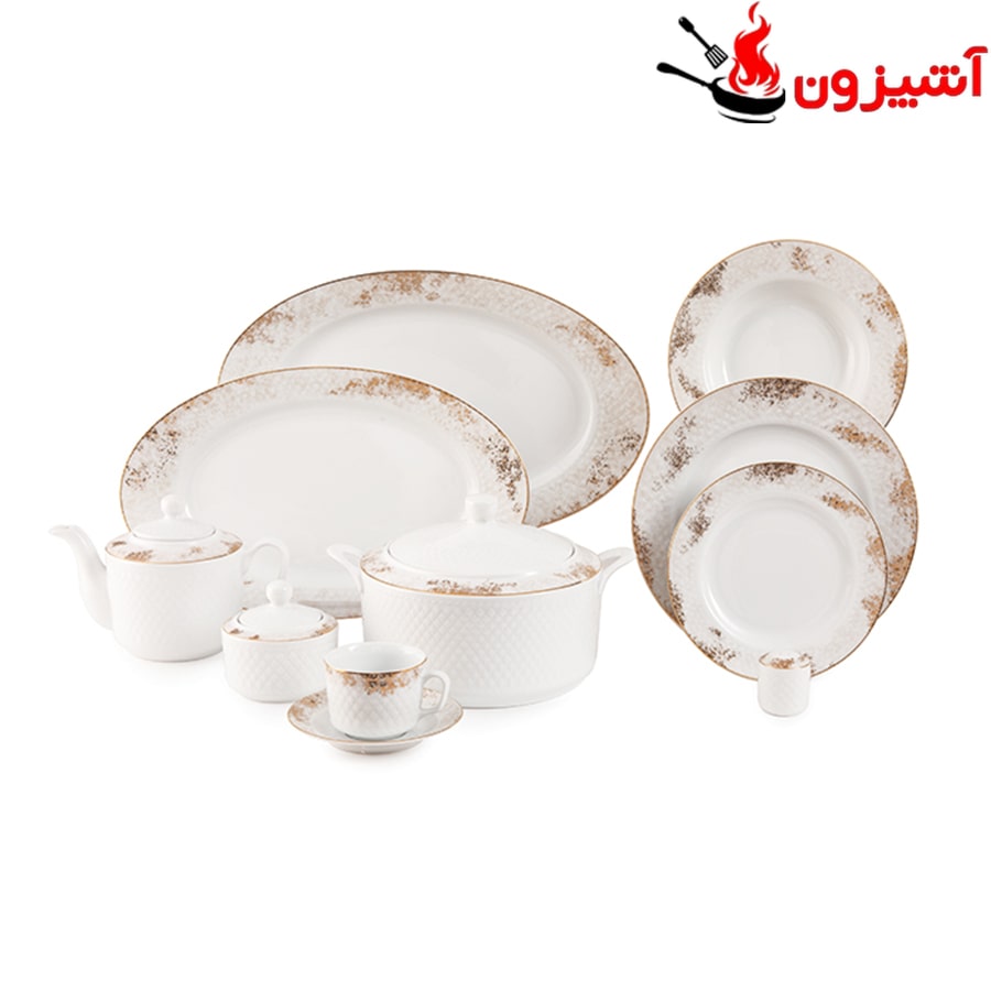 سرویس 102 پارچه 12 نفره طرح کلودیا