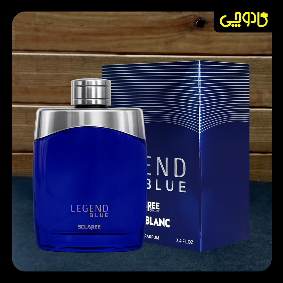 ادوپرفیوم مردانه اسکلاره Sclaree مدل مونت بلنک لجند بلو Mont Blanc Legend Blue حجم 100 میلی لیتر