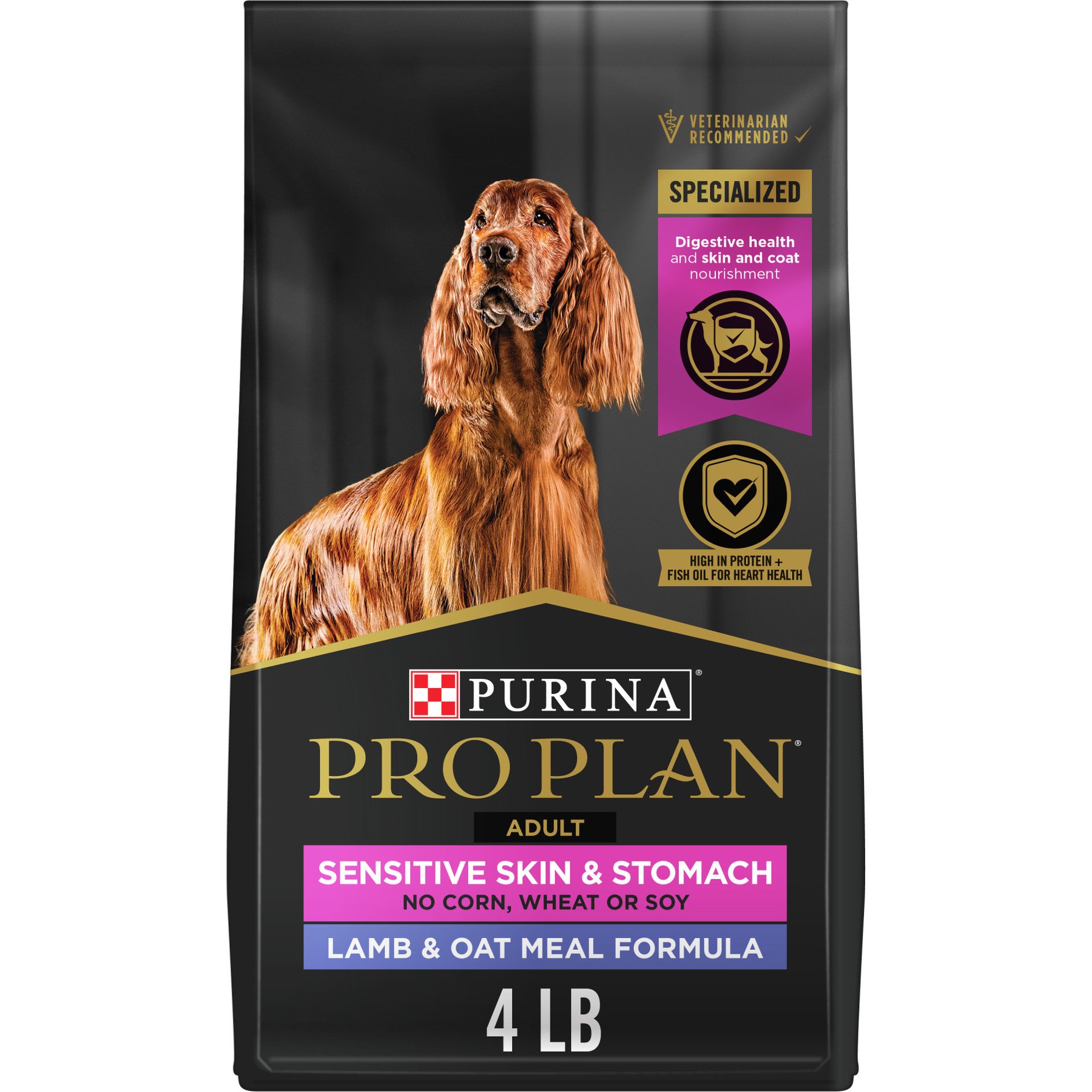 غذای خشک پورینا پرو پلن سگ بالغ سنسیتیو گوشت بره و جو دوسر ۱.۸۱ کیلوگرم | Purina Pro Plan Sensitive Lamb & Oat 4lb