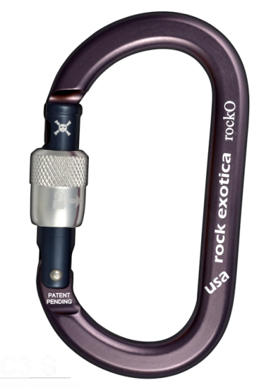 کارابین پیچ راک اگزوتیکا مدل راک RockExotica rockO Screw-Lock Carabiner