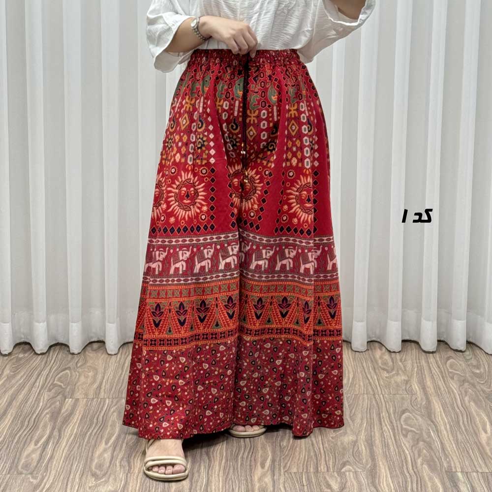 دامن شلواری وارداتی لنگی مدل میکس کد R2050