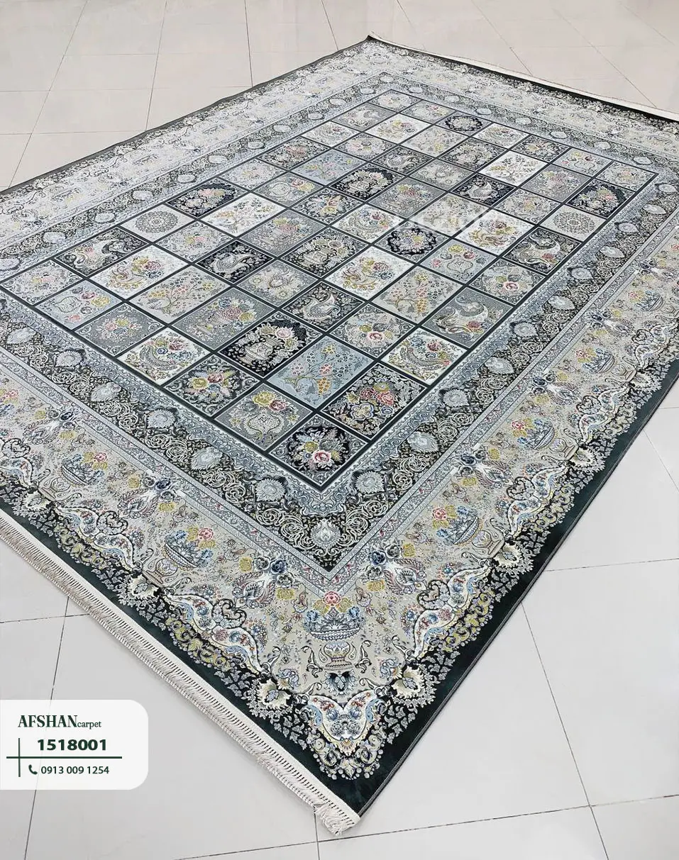 فرش 1500 شانه آکرلیک طرح ارسباران کد 1518001 بهار