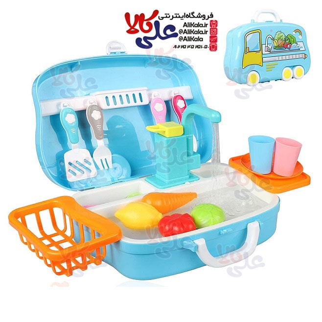 سینک ظرفشویی اسباب بازی طرح ماشین کد 678/108A