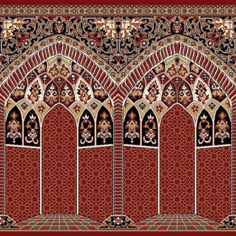 فرش سجاده ای محرابی طرح ماورا