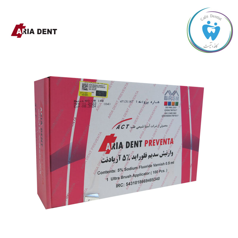 وارنیش فلوراید آریادنت - aria dent Preventa