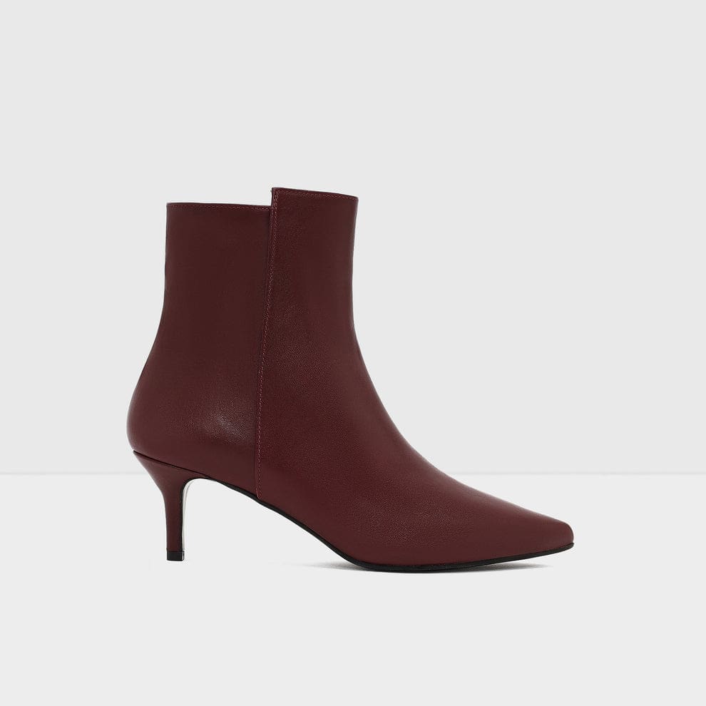 بوت زنانه زرشکی چرمی آلدو CHICA-TR – ALDO