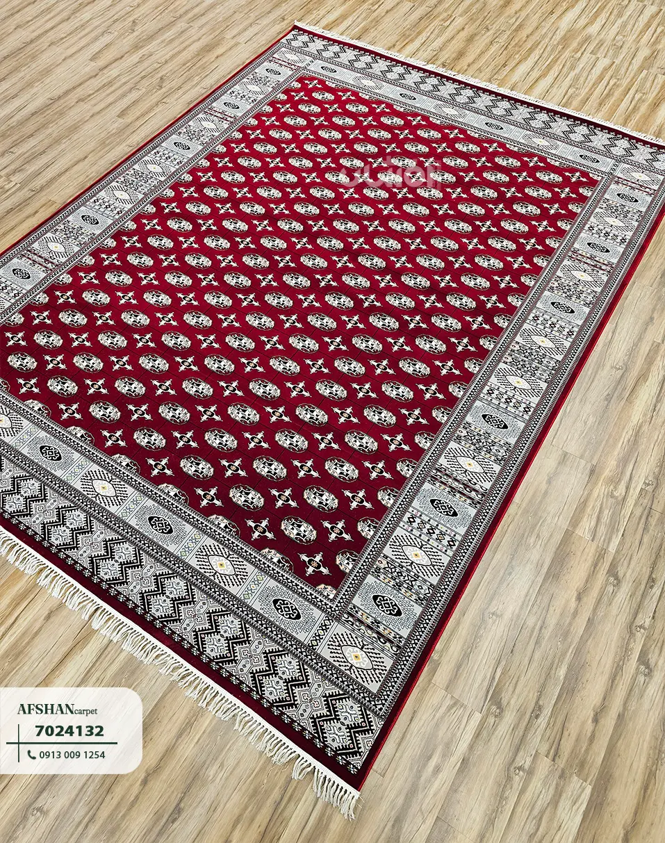 فرش 700 شانه آکرلیک طرح ماری گل کد 7024132 آرزو