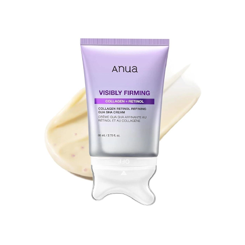کرم حاوی رتینول و کلاژن مدل VISIBLY FIRMING برند آنوا به همراه گواشا 80 میلی لیتر