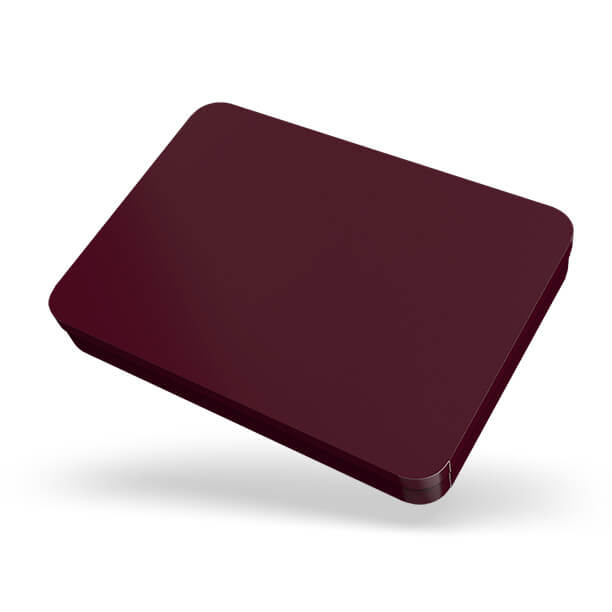 هاردباکس تکرنگ 28×20 - گیلاسی