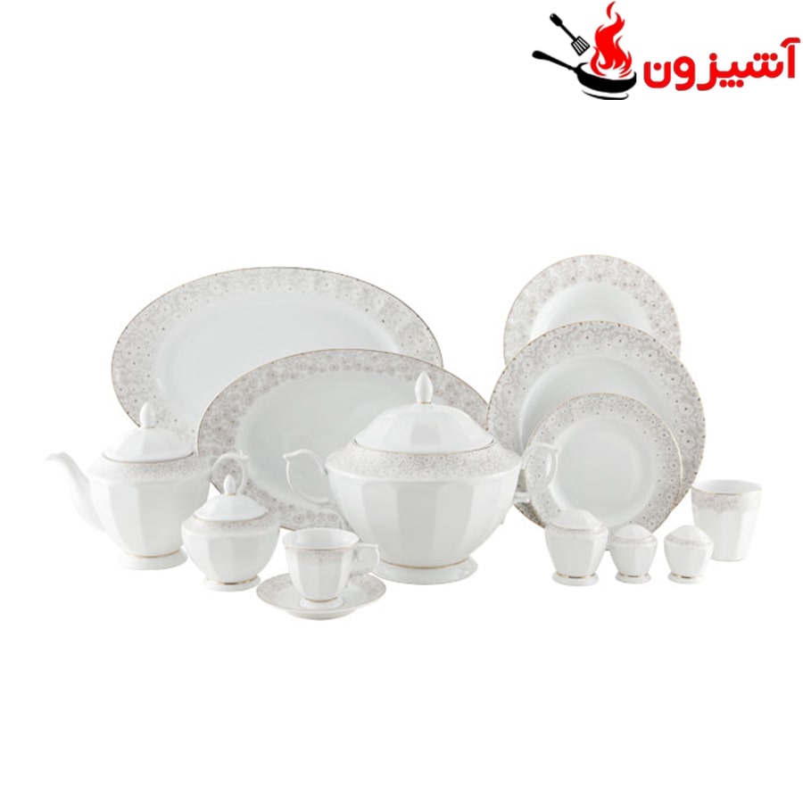 سرویس 103 پارچه 12 نفره طرح کاررا گلد
