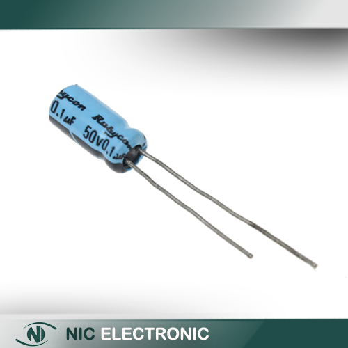 خازن الکترولیتی 0.1UF/50V-5X11-85C