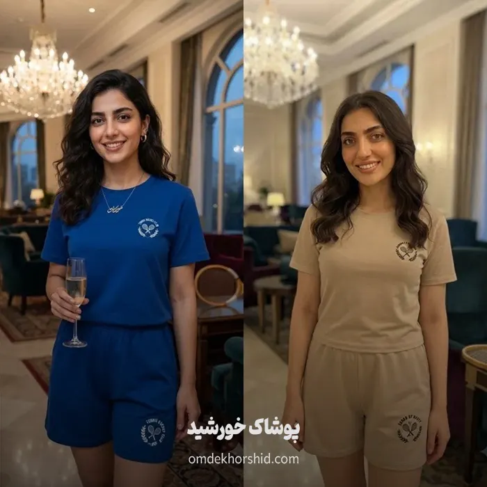 ست تنیسی کراپ شورتک