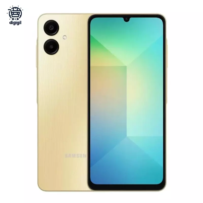 گوشی موبايل سامسونگ مدل Galaxy A06 4G ظرفیت 128 گیگابایت رم 6 گیگابایت - طلایی, 18 ماه گارانتی شرکتی