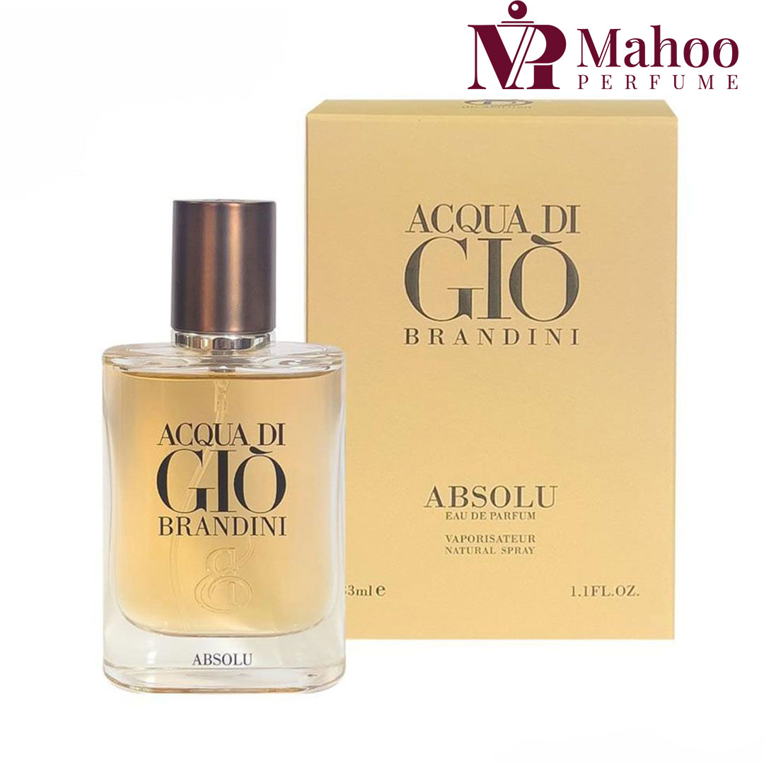 عطر ادکلن آکوا دی جیو ابسولو برندینی 33 میل | Acqua Di Gio Absolu Brandini