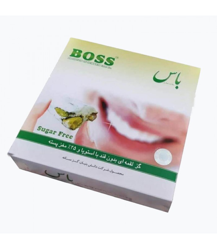 گز لقمه بدون قند 25% مغز پسته باس