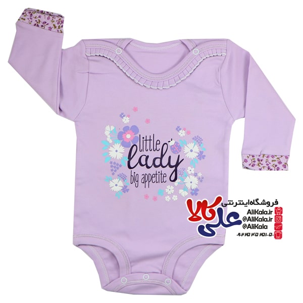 بادی آستین بلند دخترانه کوکالو طرح Little Lady
