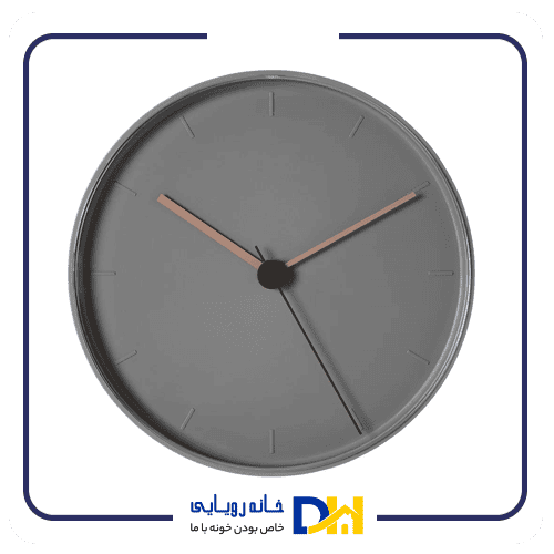 ساعت دیواری طوسی ایکیا BONDTOLVAN