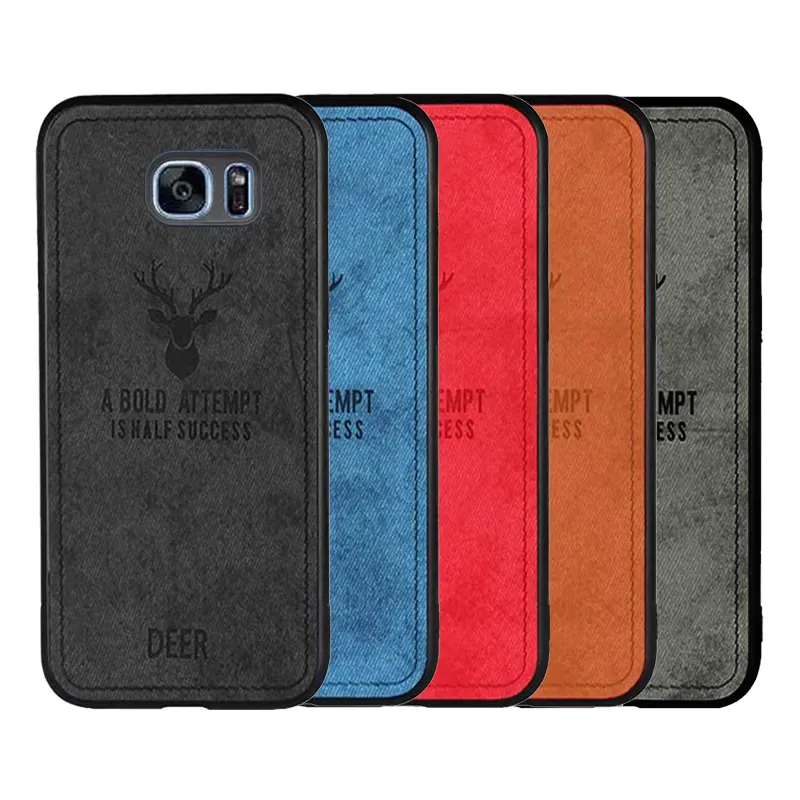 قاب پارچه ای گوزنی گوشی سامسونگ S7 Edge