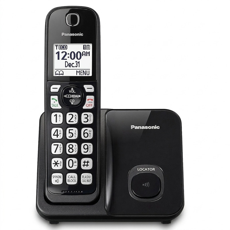 تلفن بی سیم پاناسونیک مدل KX-TGD510 - مشکی