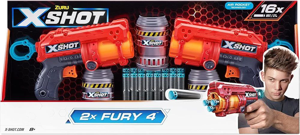 تفنگ 2تایی XSHOT تیرابری،دارای سیبل