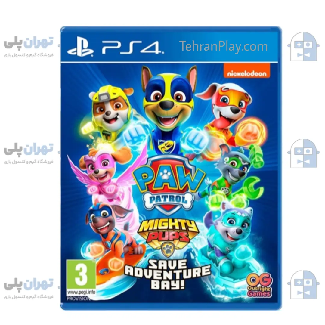 بازی PAW Patroll Mighty Pups Save Adventure Bay برای PS4