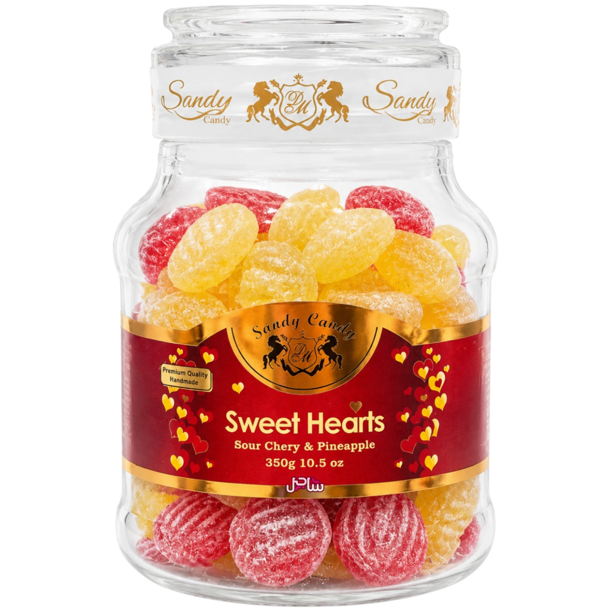 آبنبات سوییت هرت سندی زرد(300g)