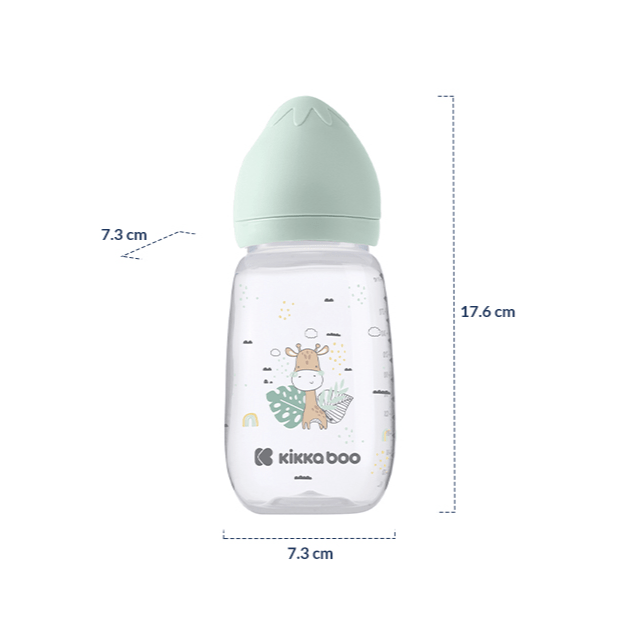 شیشه شیر کیکابو 310 میلی لیتر مدل Savanna - سبز