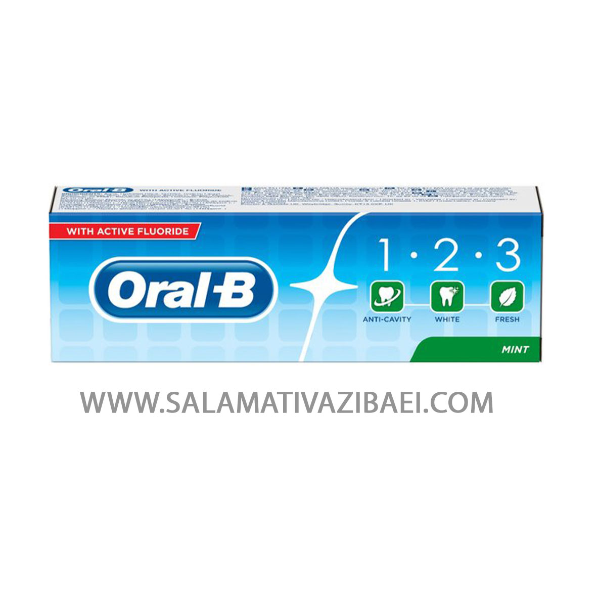 خمیردندان 3 کاره Oral B - خمیر دندان اورال بی WITH ACTIVE FLUORIDE