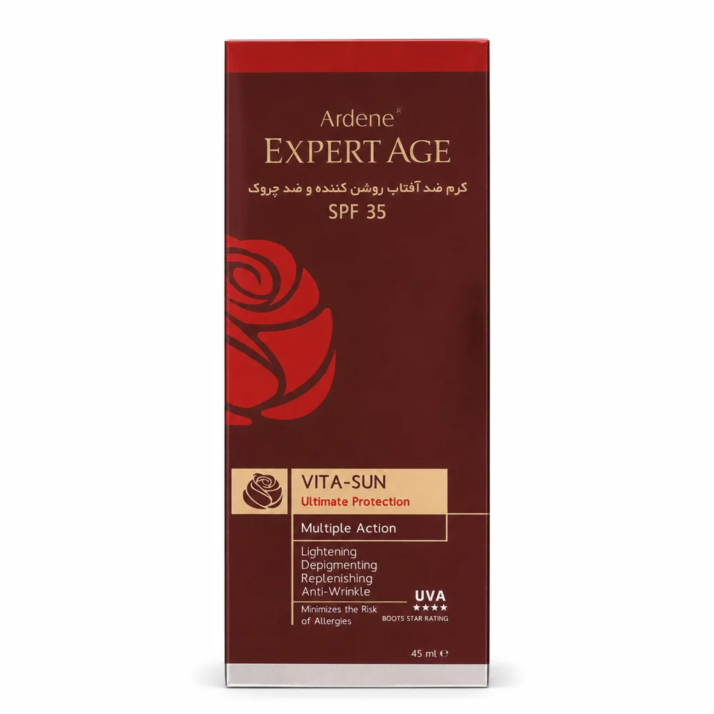 کرم ضد آفتاب روشنکننده و ضد چروک SPF 35 آردن اکسپرتیج