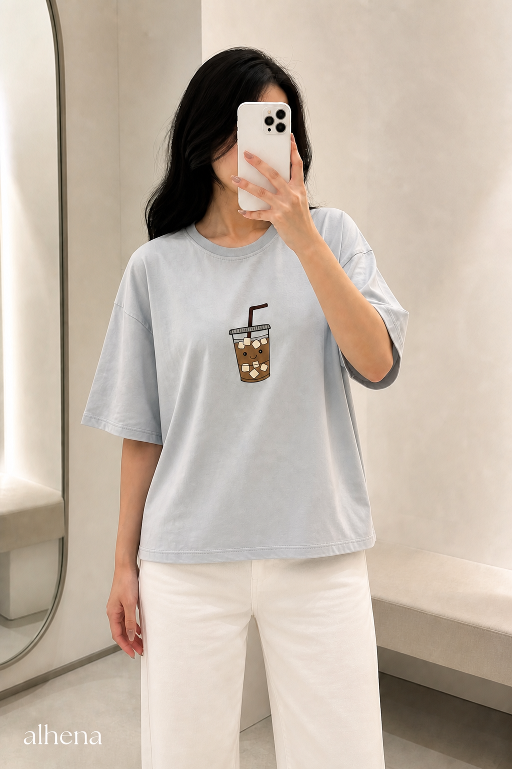 تیشرت Latte آبی