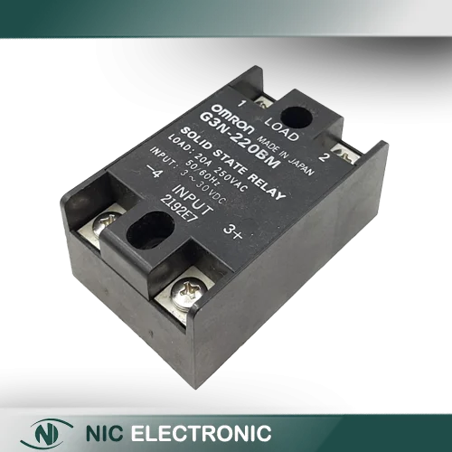 رله حالت جامد SSR مرغوب OMRON ژاپنی 250VAC-20A کد G3N-220BM