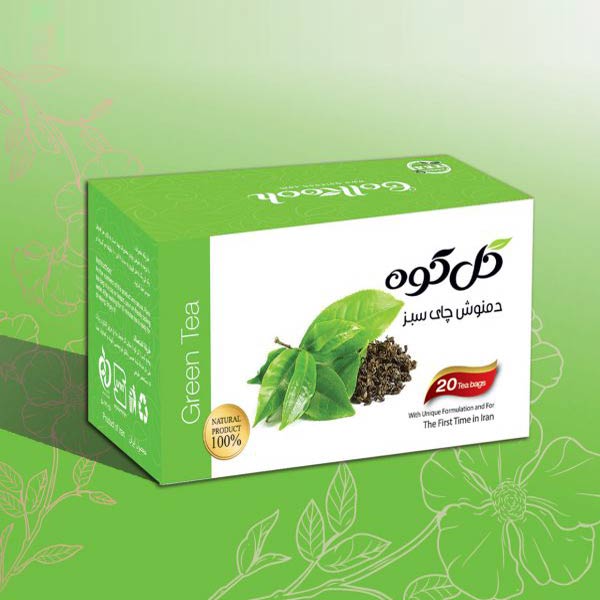 دمنوش صددرصد طبیعی چای سبز گل کوه ( ۲۰ عددی )