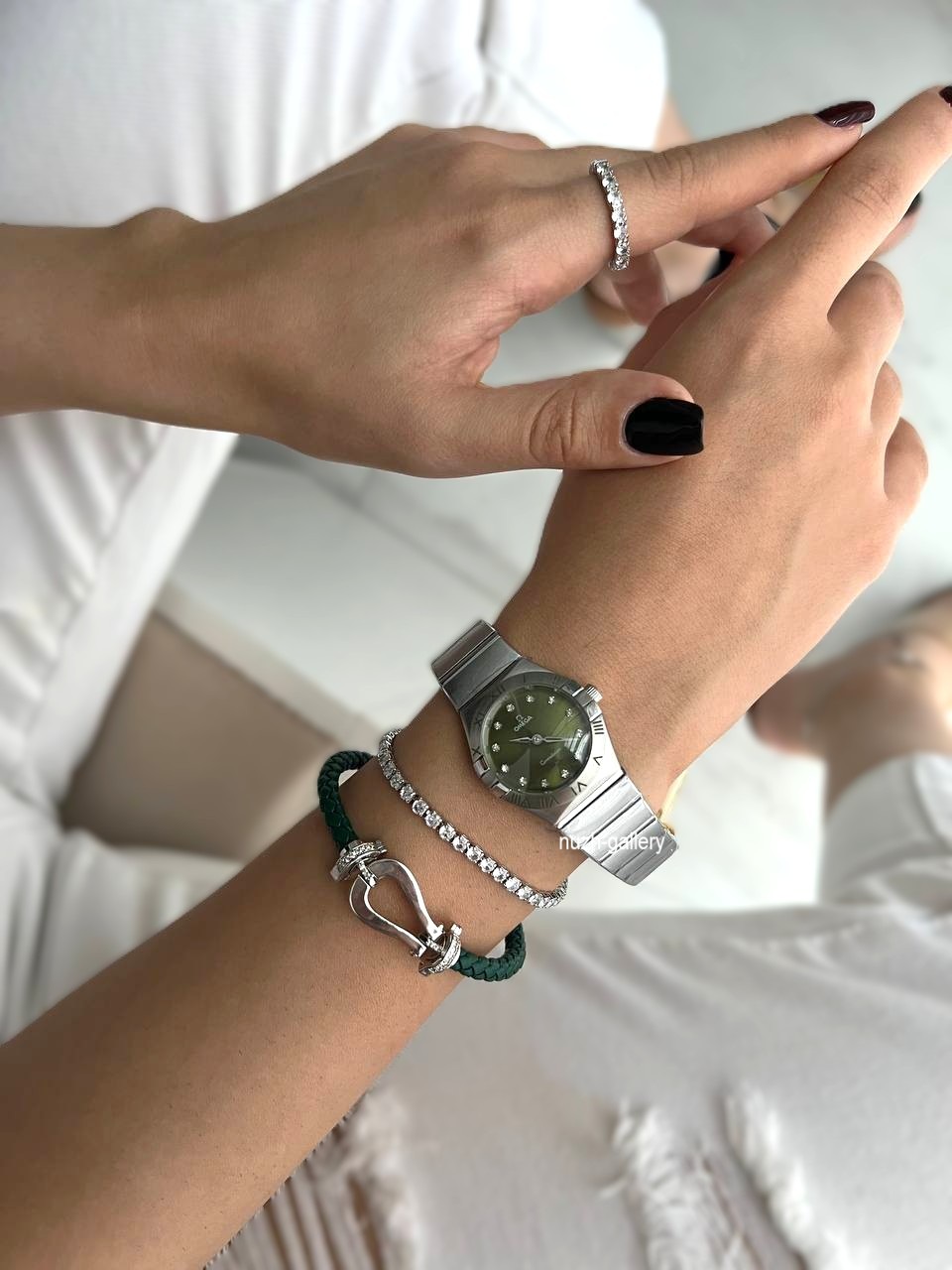 ساعت امگا کانسلیشن صفحه سبز