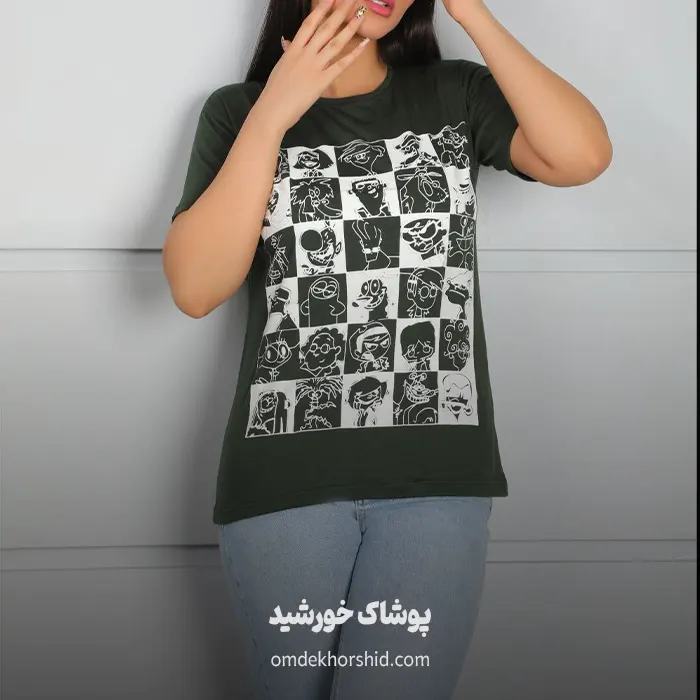تیشرت پنبه کد 254