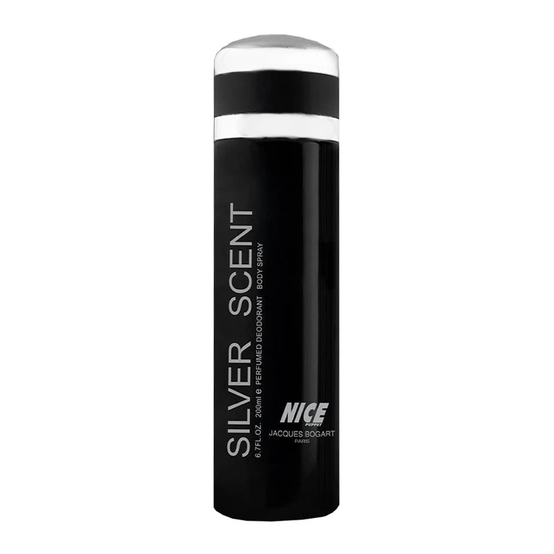اسپری بدن مردانه نایس پاپت مدل Silver Scent حجم 200 میلی‌لیتر