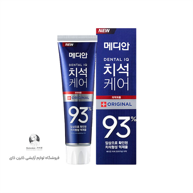 خمیردندان 93% تارتار دنتال آی کیو مدیان مدل اورجینال آبی