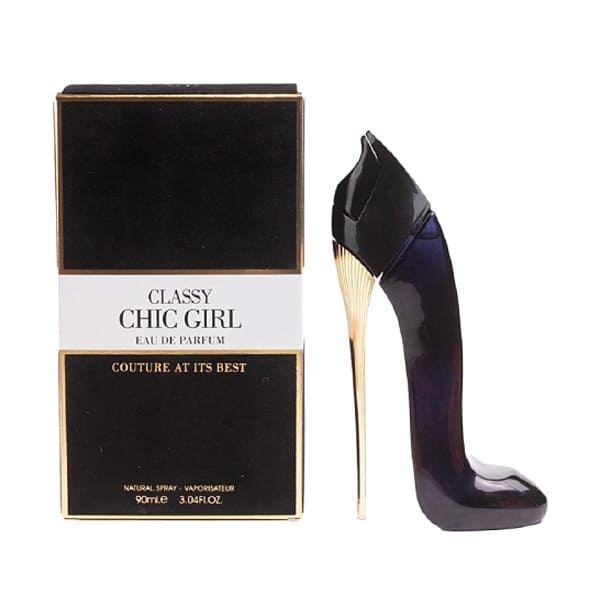 ادوپرفیوم زنانه مدل Chic girl برند Fragrance World حجم 90 میلی لیتر