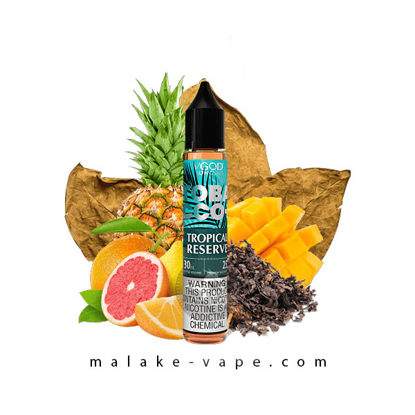 سالت تنباکو آناناس انبه ویگاد (30میل) VGOD TOBACCO PLUS TROPICAL RESERVE