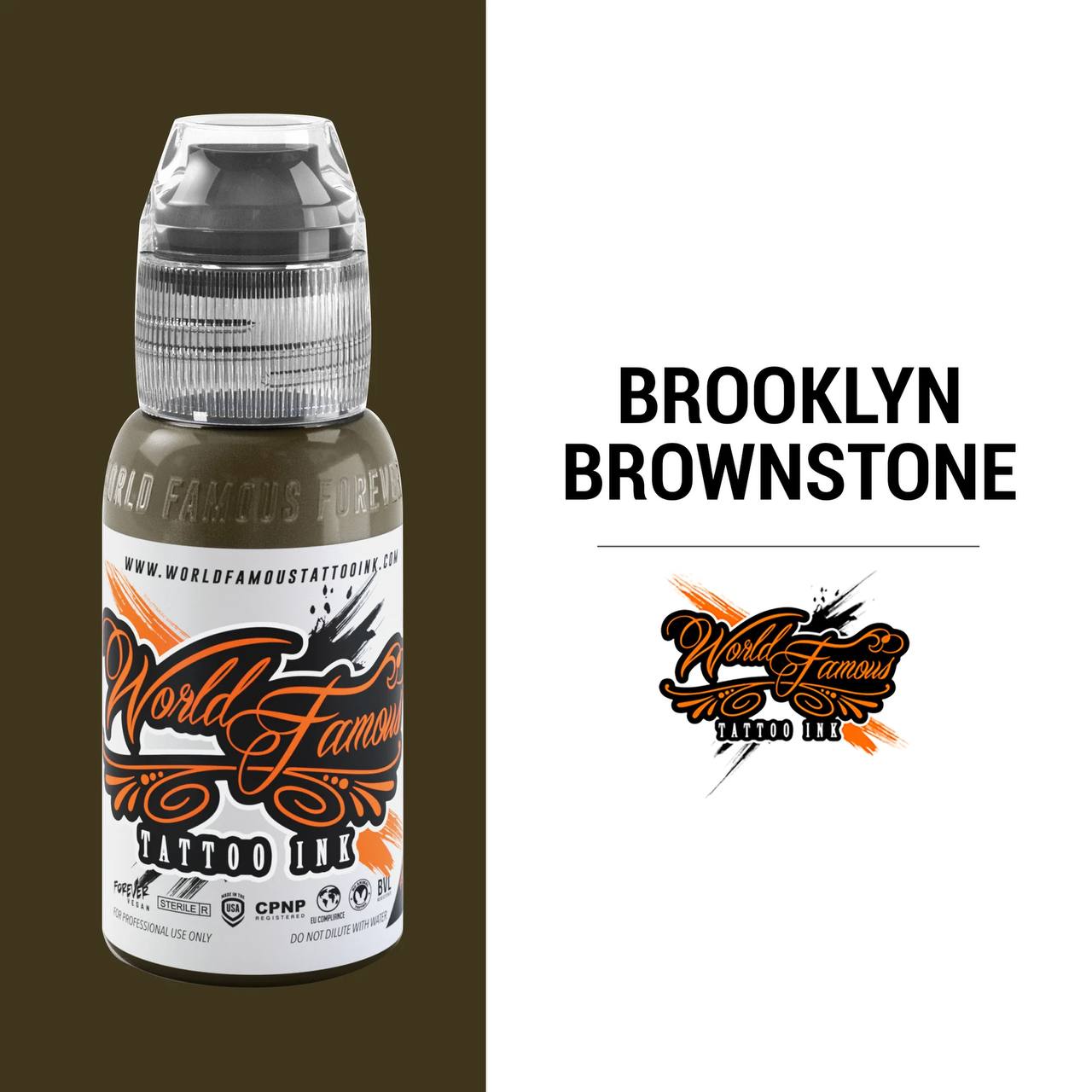 رنگ تاتو ورد فیمس BROOKLYN BROWNSTONE