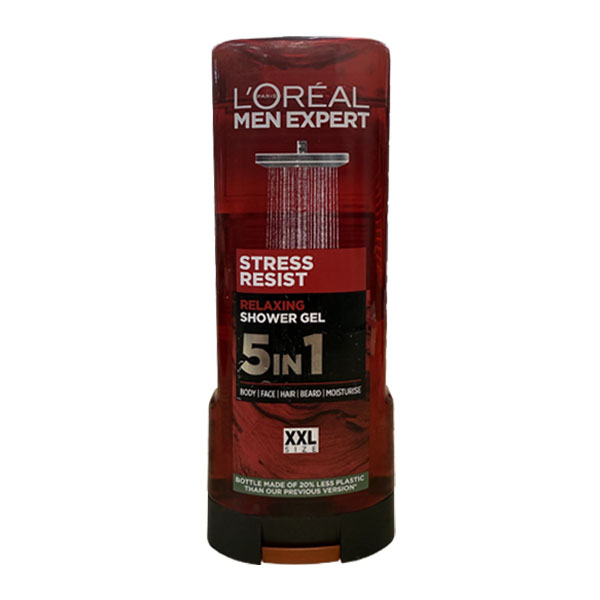 شامپو سر و بدن لورال Loreal مدل Stress Resist حجم XXL