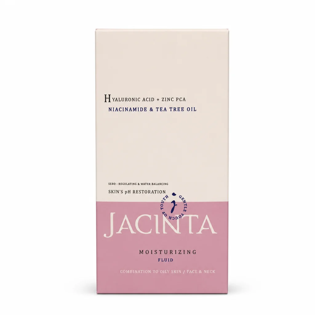 فلوئید مرطوب کننده ژاکینتا مناسب پوست چرب و مستعد آکنه Jacinta Moisturizing Fluid For Oily And Acne Prone Skin