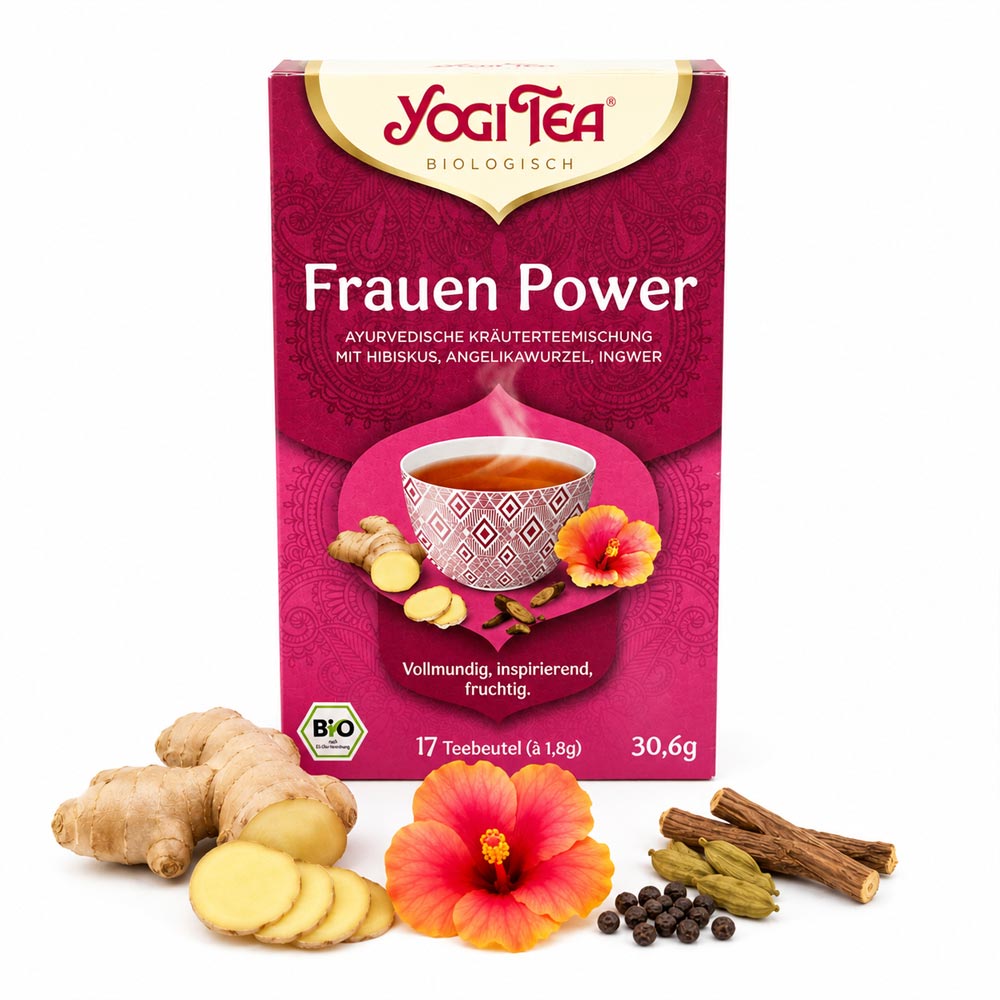 دمنوش گیاهی بانوان یوگی تی 17 عددی / Yogi Tea Frauen Power