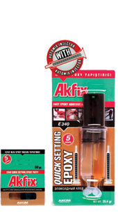چسب دو قلو سرنگی فوری آکفیکس Akfix